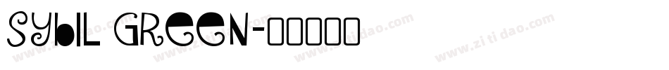 Sybil Green字体转换